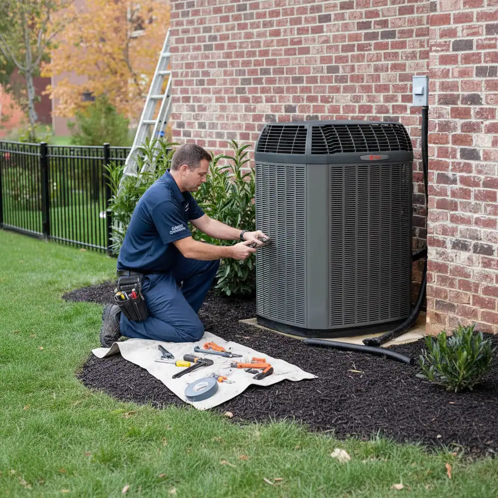 New Trane AC Installation | Dee's Heating and Cooling | Medina County, OH